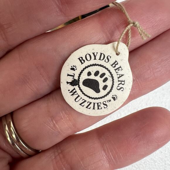 Boyds Bears Wuzzies Butterfly Bear Ornament Wuzzie Bearwear Moveable Limbs - Picture 6 of 8